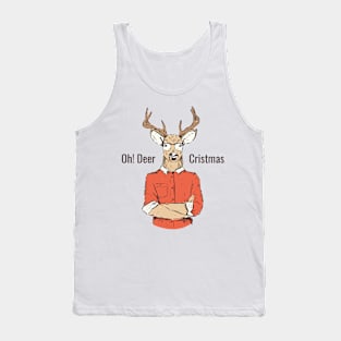 Oh Deer Christmas Tank Top